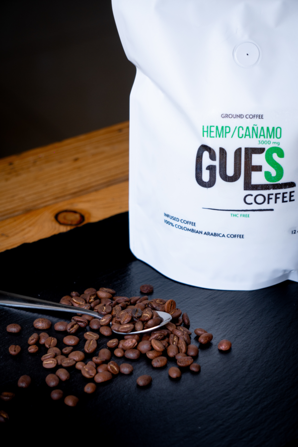 Café premium colombiano de 1 kilo con CBD libre de THC