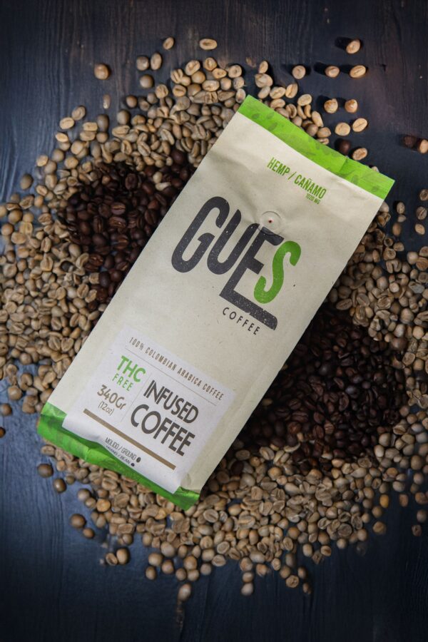 Café colombiano premium de 340 gr con CBD