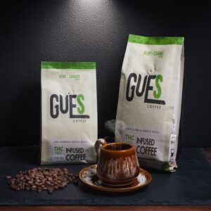 café premium colombiano con cáñamo