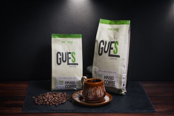 café premium colombiano con cáñamo